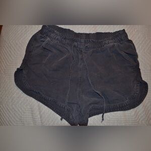 American Eagle Outfitters denim stretchy waist drawstring shorts